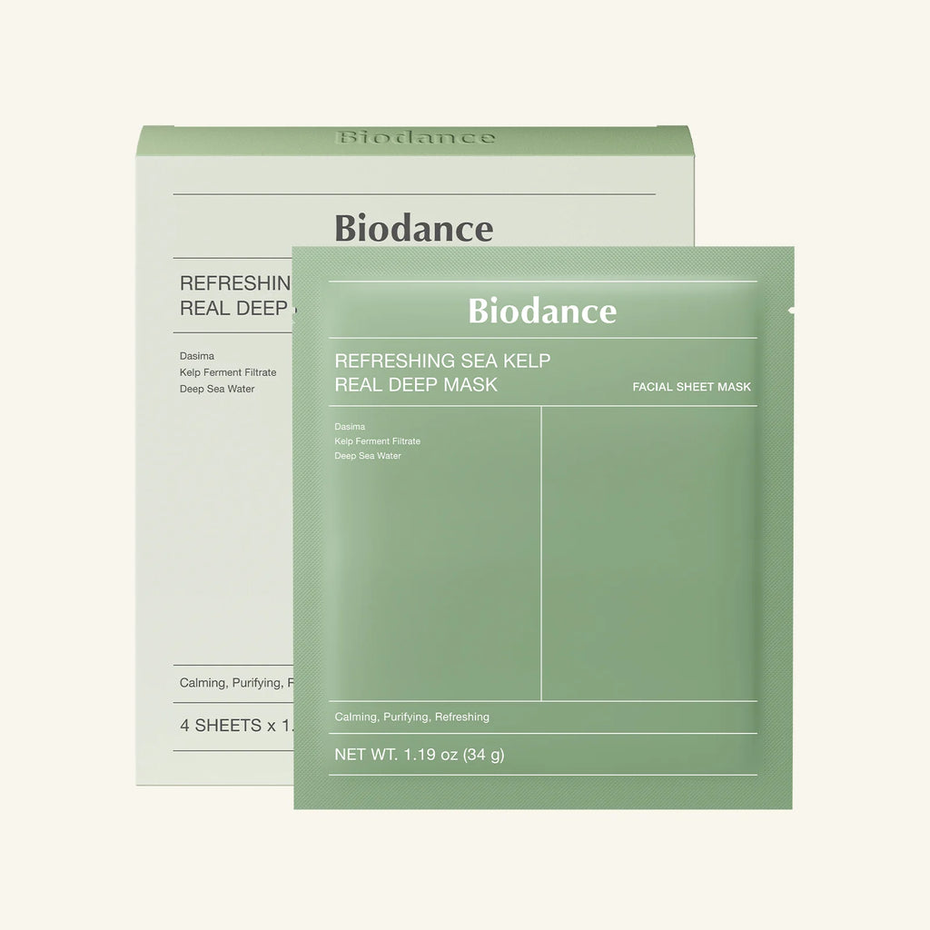 BIODANCE  Refreshing Sea Kelp Real Deep Mask - Maschera lenitiva e purificante