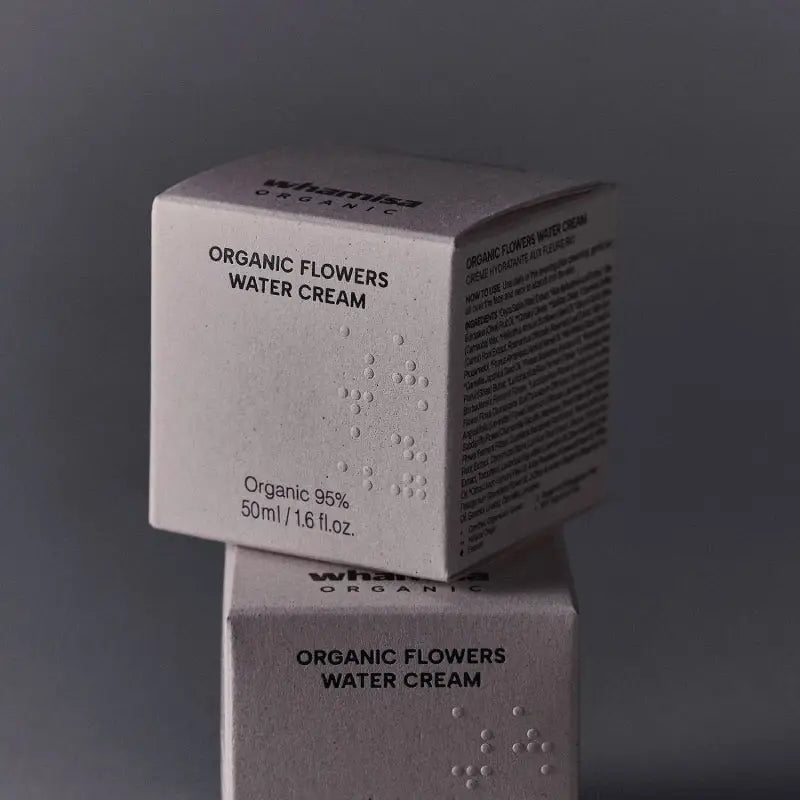 WHAMISA Crema idratante con fiori biologici fermentati