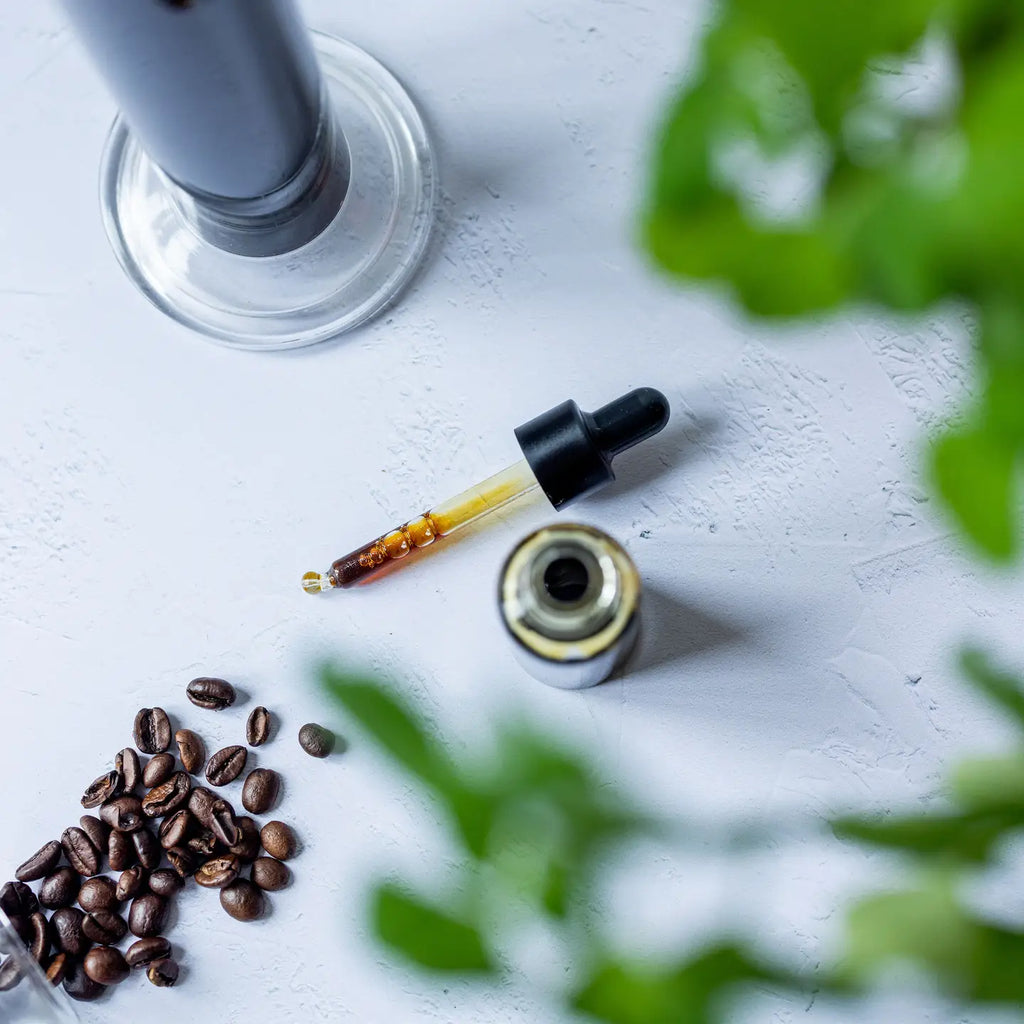 GRUMS Olio al Caffè Ripristina + Illumina 15 ml – Antiossidanti Riciclati Puri