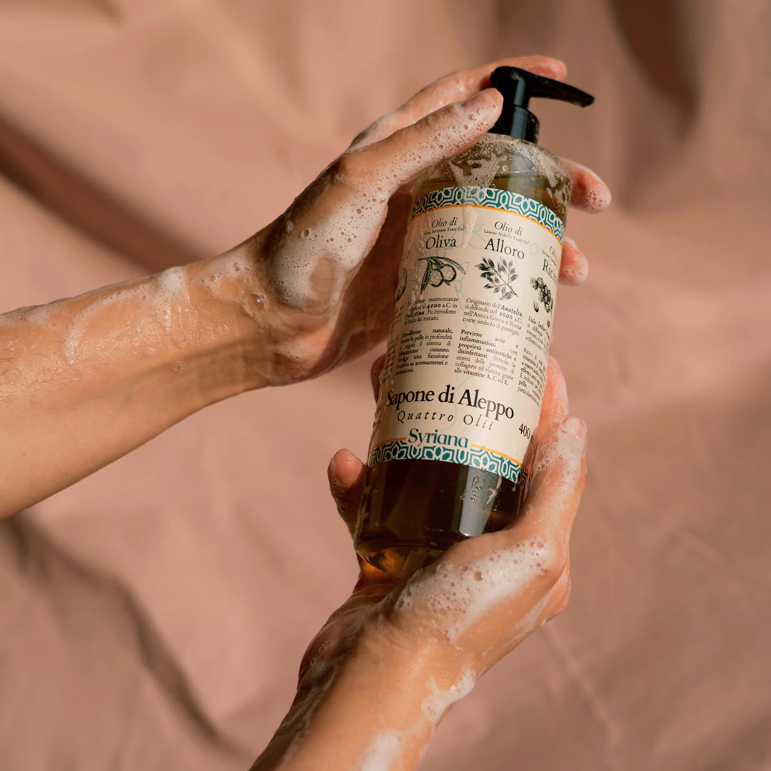 Syriana - A Mosaic of Precious Oils: Liquid Aleppo Soap with Four Oils