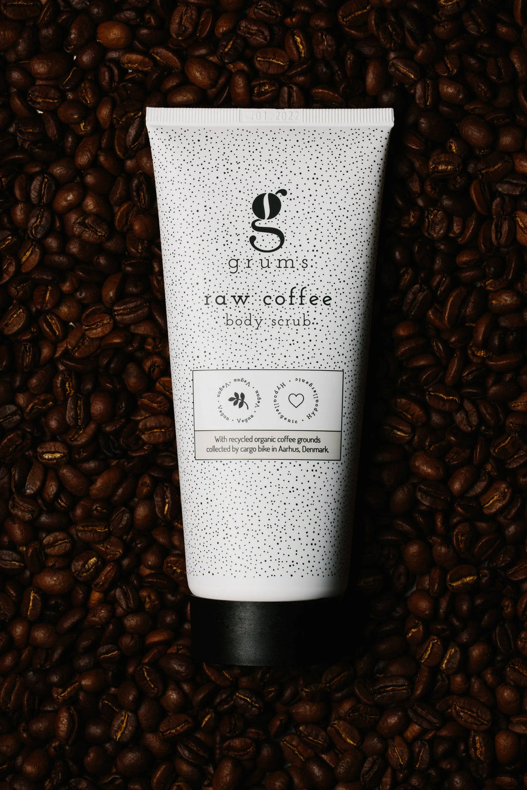 GRUMS Raw Coffee Hand Scrub + Cleanser (120 ml) - Natural Exfoliation