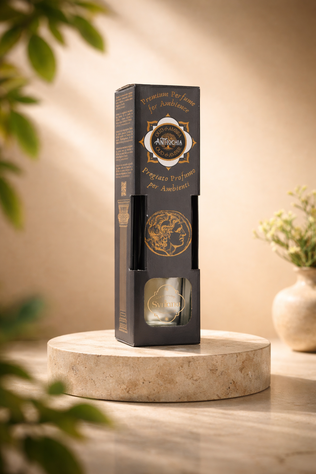 Syriana - Mosaic of Refinement: Oud and Amber Room Fragrance from Antioch