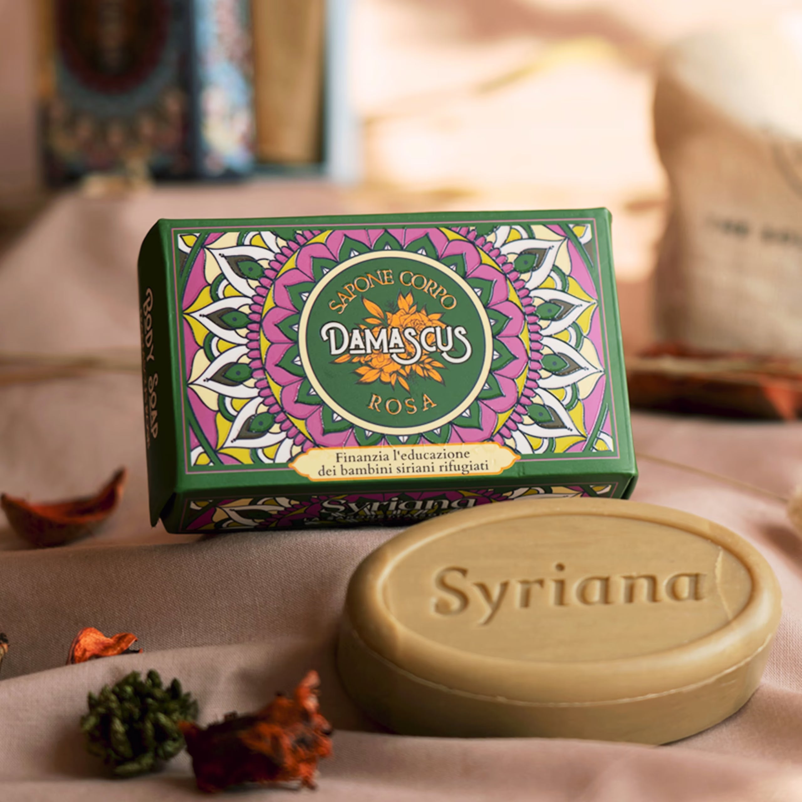 Syriana - A Mosaic of Elegance: Aleppo Soap Scented with Damask Rose