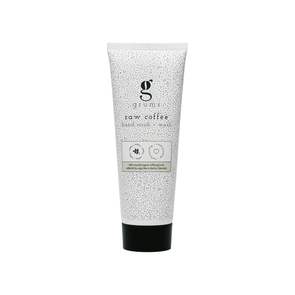 GRUMS Raw Coffee Hand Scrub + Cleanser (120 ml) - Natural Exfoliation