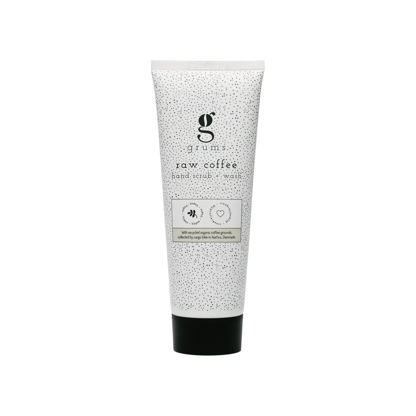 GRUMS Raw Coffee Hand Scrub + Cleanser (120 ml) - Natural Exfoliation