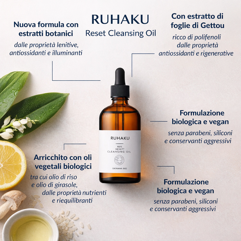 RUHAKU reset cleansing oil 100ml