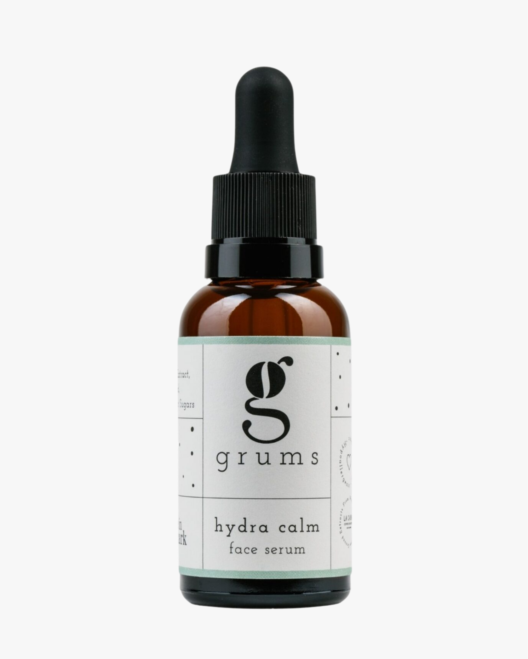 GRUMS Siero Viso Hydra Calm 30 ml - Idratazione e Potenziamento Antiossidante