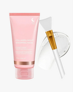 Biocollagen Night Wrapping Peel-Off Mask with Real Collagen | Deep Hydration & Glowing Skin Face Pack | Anti-Aging, Wrinkle-Smoothing Korean Glass Skin Care Mask for Women & Girls