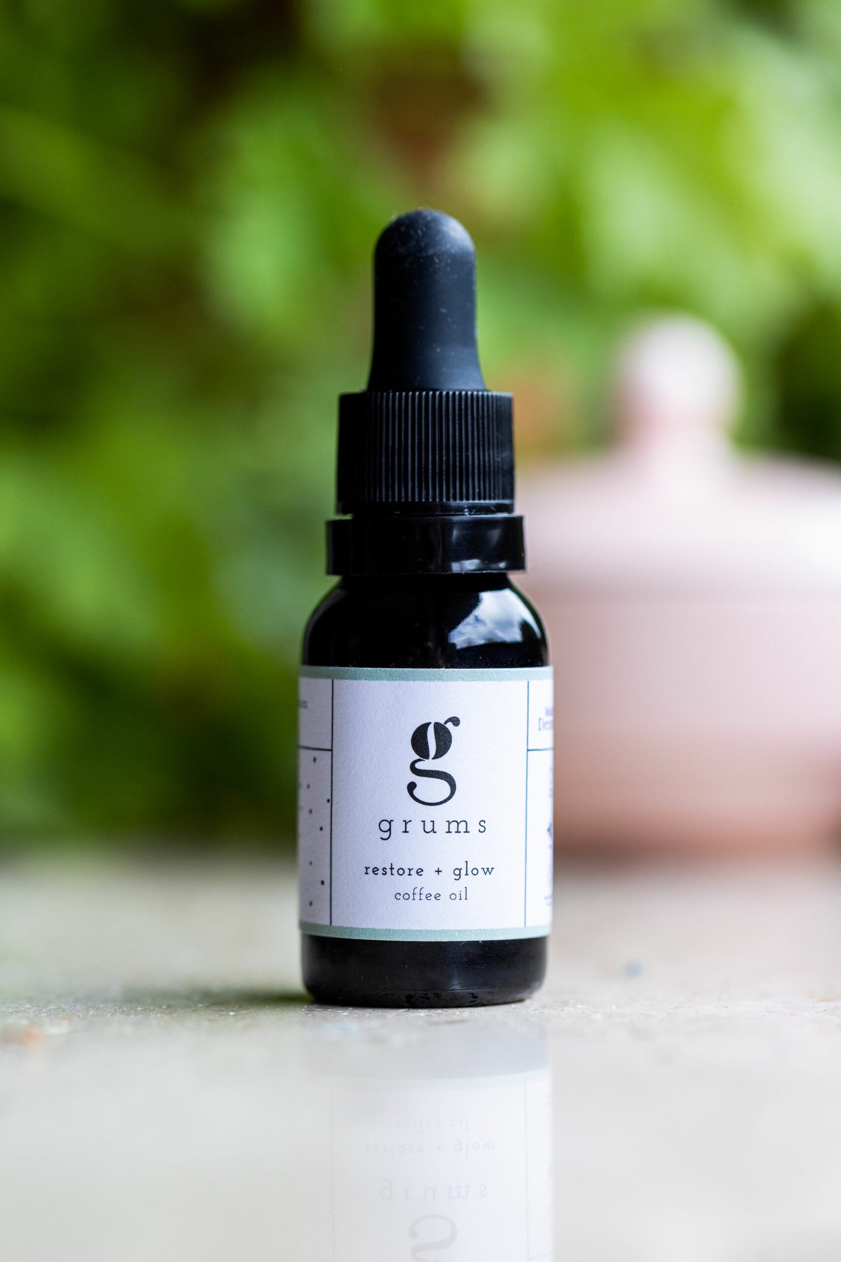 GRUMS Coffee Oil Restores + Brightens 15 ml – Pure Recycled Antioxidants