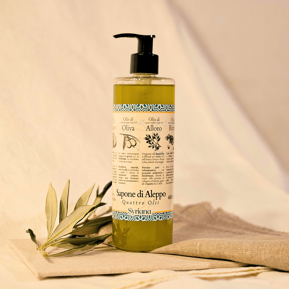 Syriana - A Mosaic of Precious Oils: Liquid Aleppo Soap with Four Oils