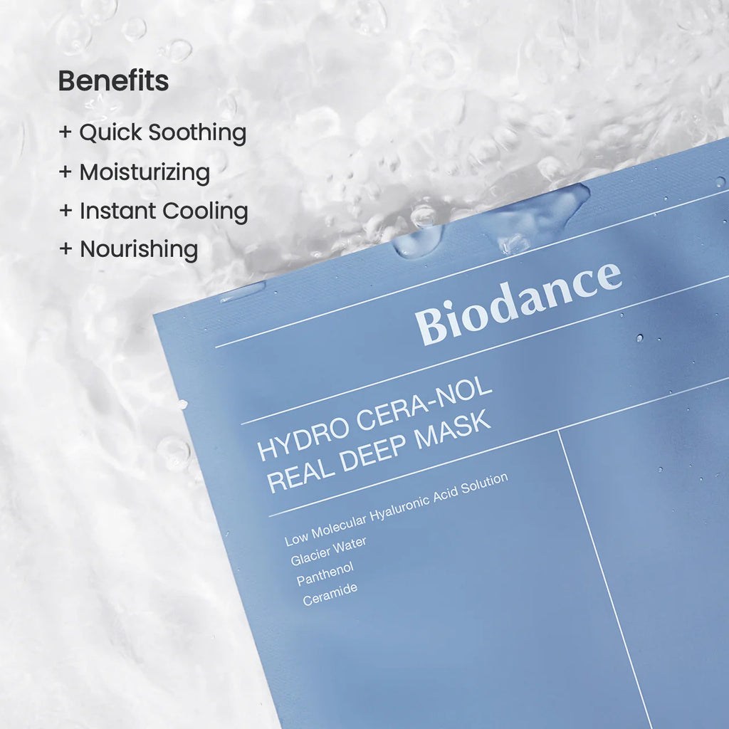 BIODANCE Hydro Cera-Nol Real Deep Mask – Soothing and Strengthening Mask