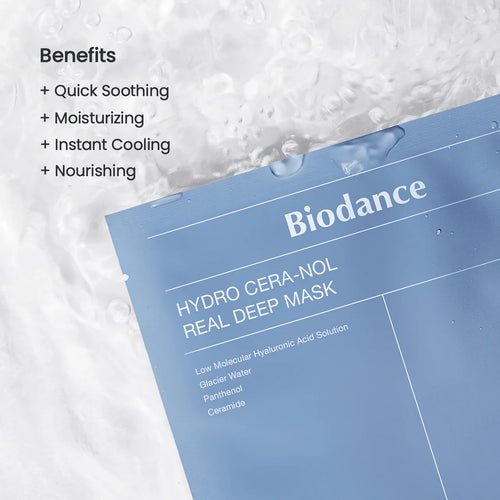BIODANCE Hydro Cera-Nol Real Deep Mask – Maschera lenitiva e rinforzante