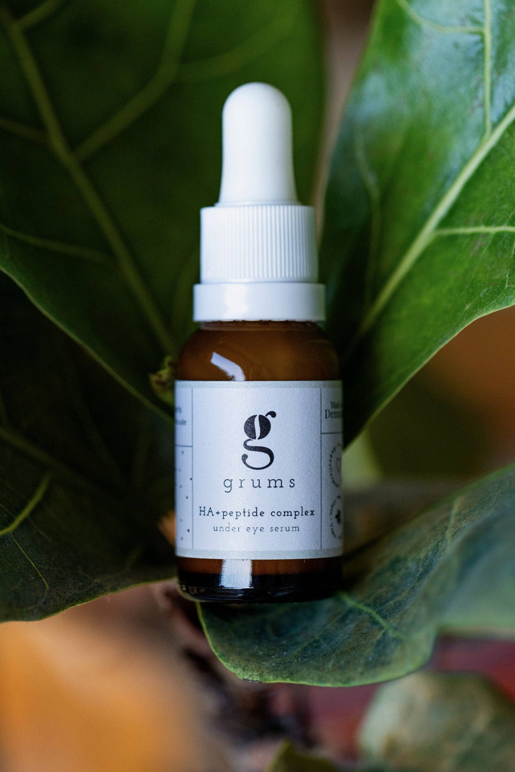 GRUMS HA + Peptide Complex Eye Serum - Anti-aging and Brightening