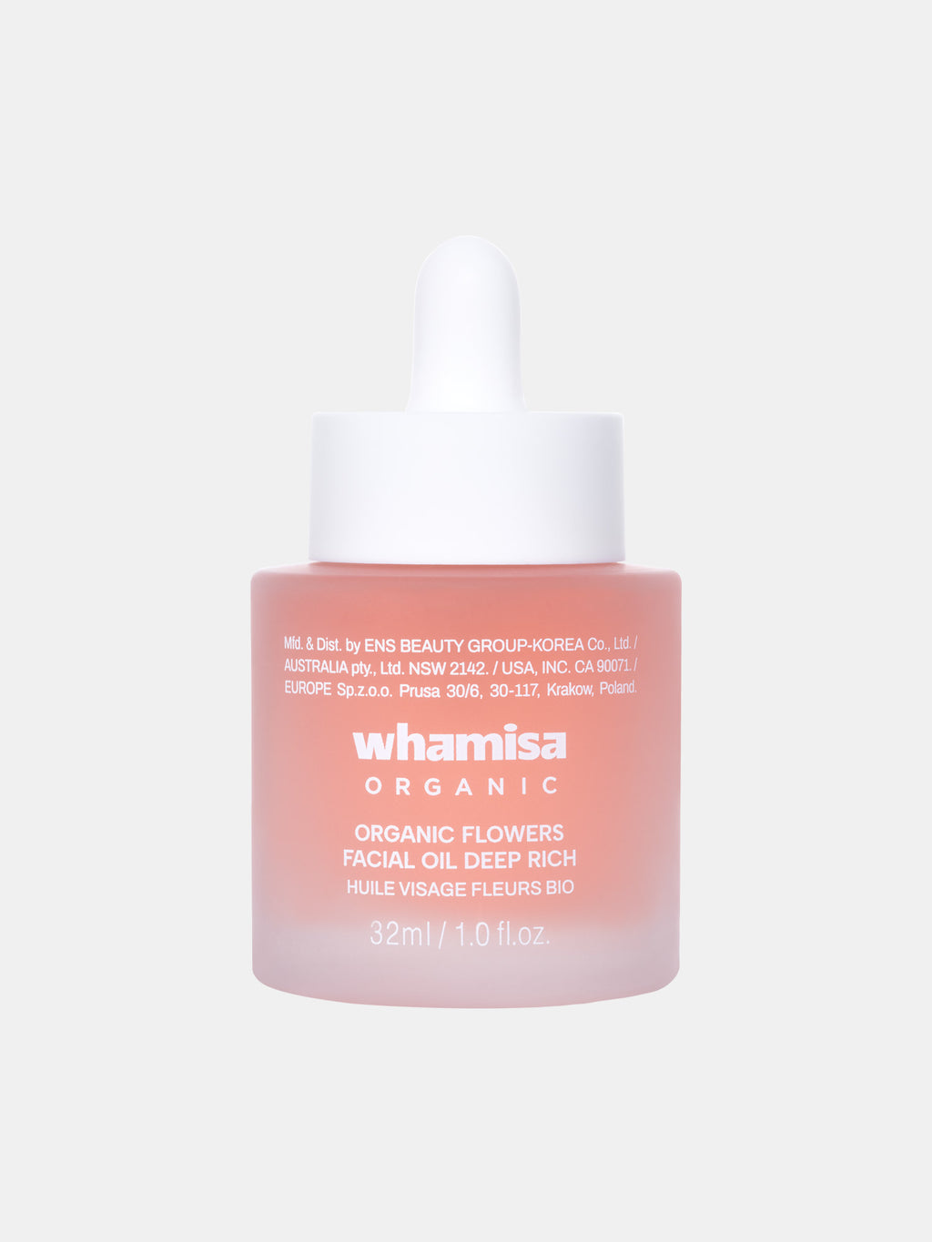 WHAMISA Nourishing Facial Oil with Organic Fermented Flowers - 32ml
