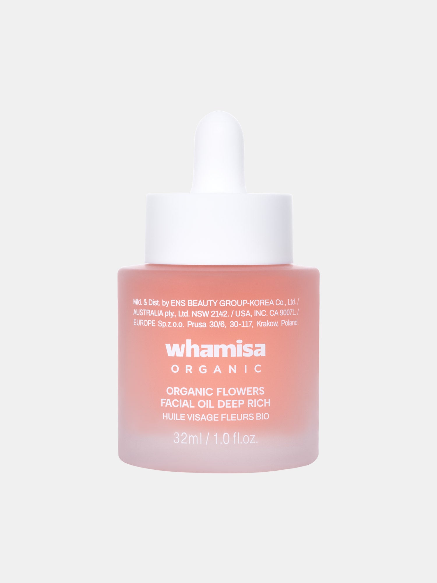 WHAMISA Nourishing Facial Oil with Organic Fermented Flowers - 32ml